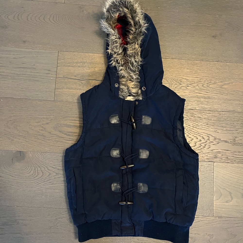 Atmosphere navy boys fall vest sz 12 GUC